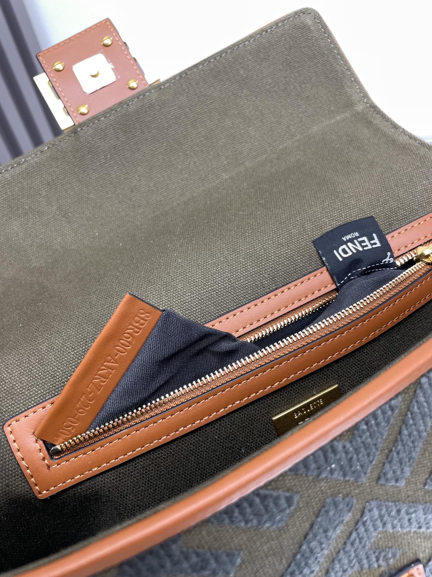 Fendi Baguette Bag with FF Motif and Adjustable Shoulder Strap 10 i1712762757 5355 8