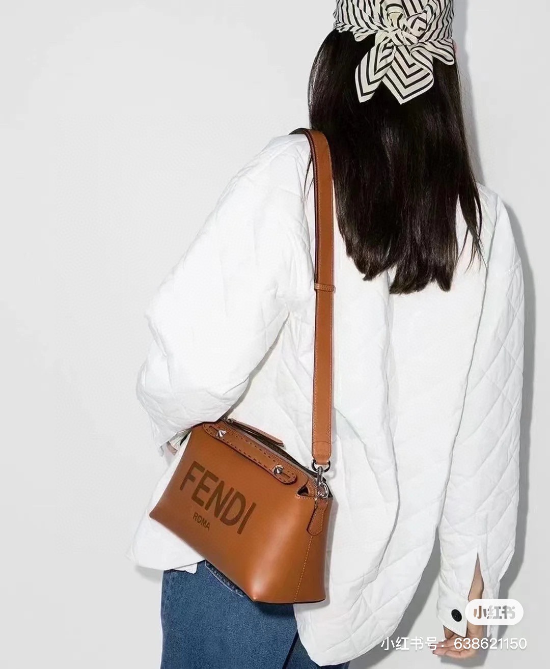 Fendi Roma Amor Peekaboo Iconic Medium Brown Leather Satchel Shoulder Bag 5 i1713622350 9859 3