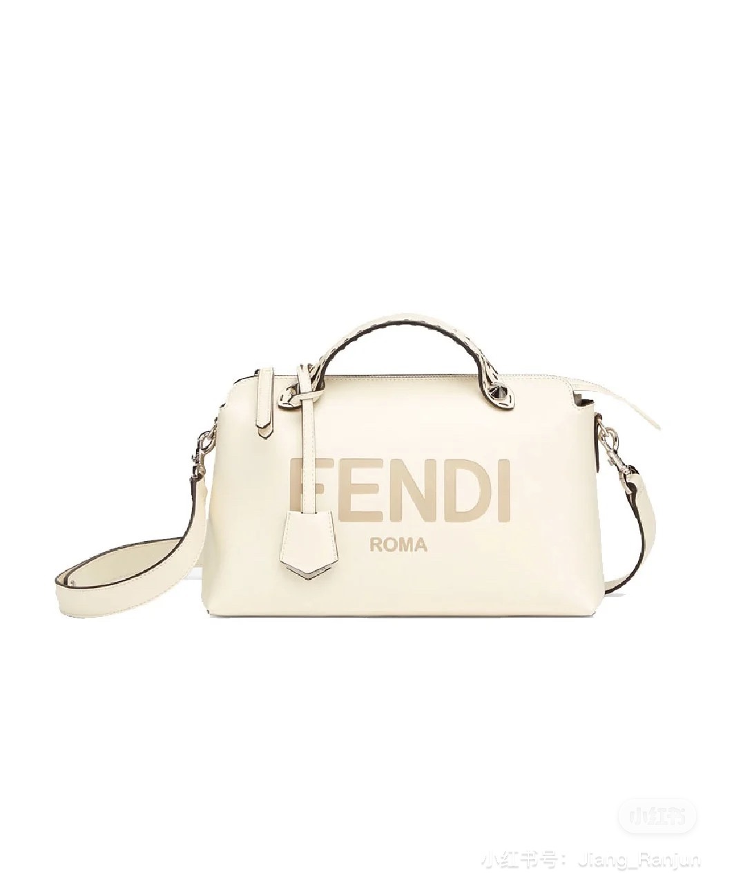 Fendi White Roma Handbag - Stylish Leather Top Handle Satchel Bag 2 i1713622977 4261 2