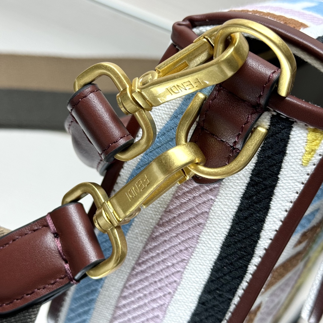 Fendi Vertigo Baguette Handbag with FF Motif, Summer Capsule Collection 5 i1719295045 5629 0