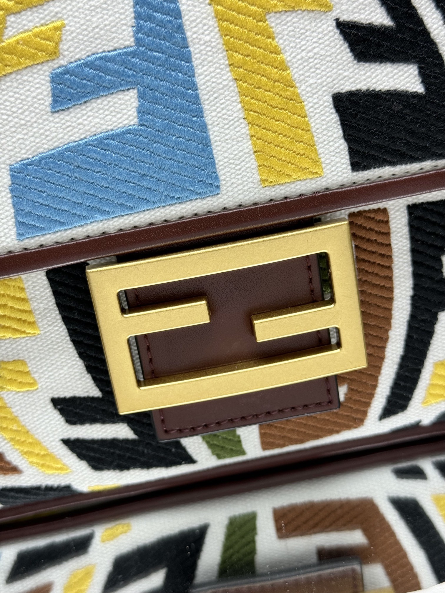 Fendi Vertigo Baguette Handbag with FF Motif, Summer Capsule Collection 6 i1719295045 8709 0