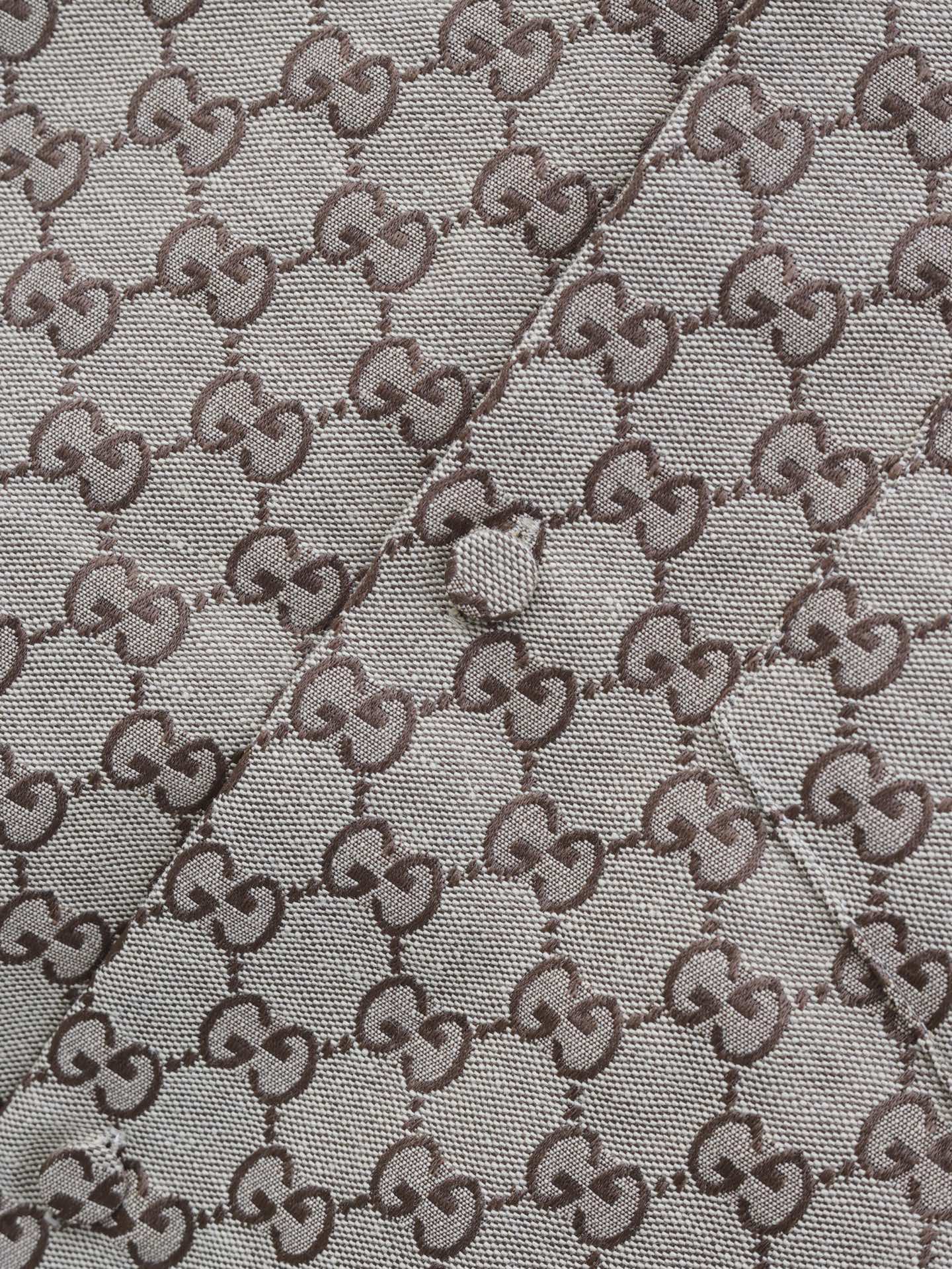 Gucci Gucci*/古驰25新款提花西装领长袖衬衫
