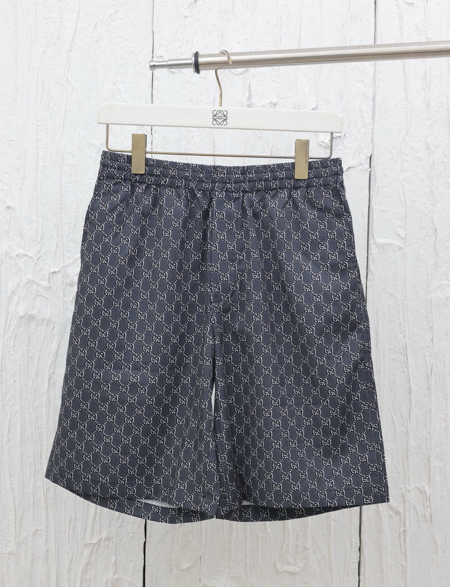 Gucci*/Gucci 25 nuevos pantalones cortos de la serie Lido con estampado completo de doble G. Como parte de la serie Lid…