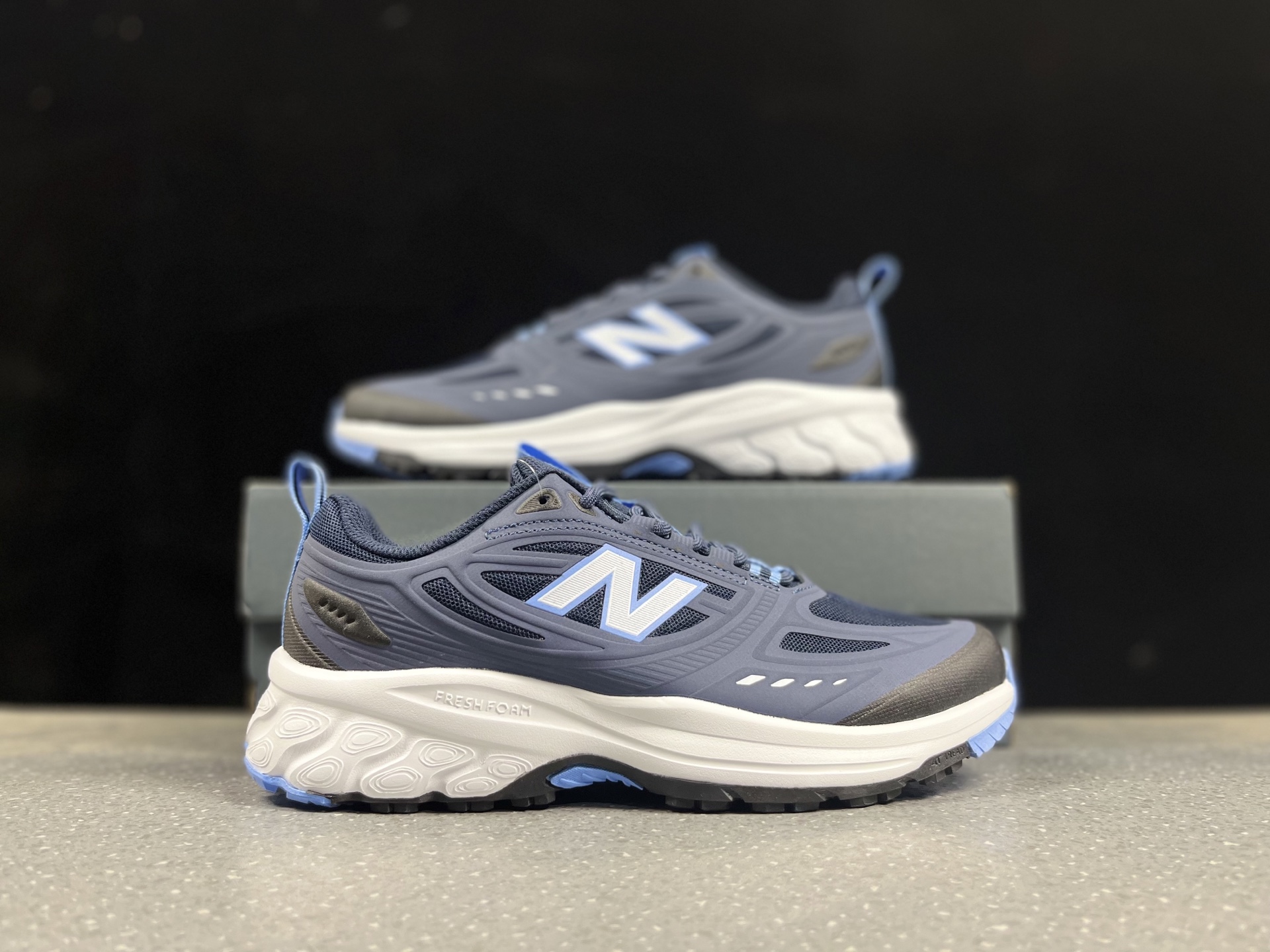 ️ 真标✅采用了ABZORB吸震材料大底效果韩风穿搭款,新百伦New Balance MT410系列老爹风休闲运动野跑旅游鞋 MT4105FS