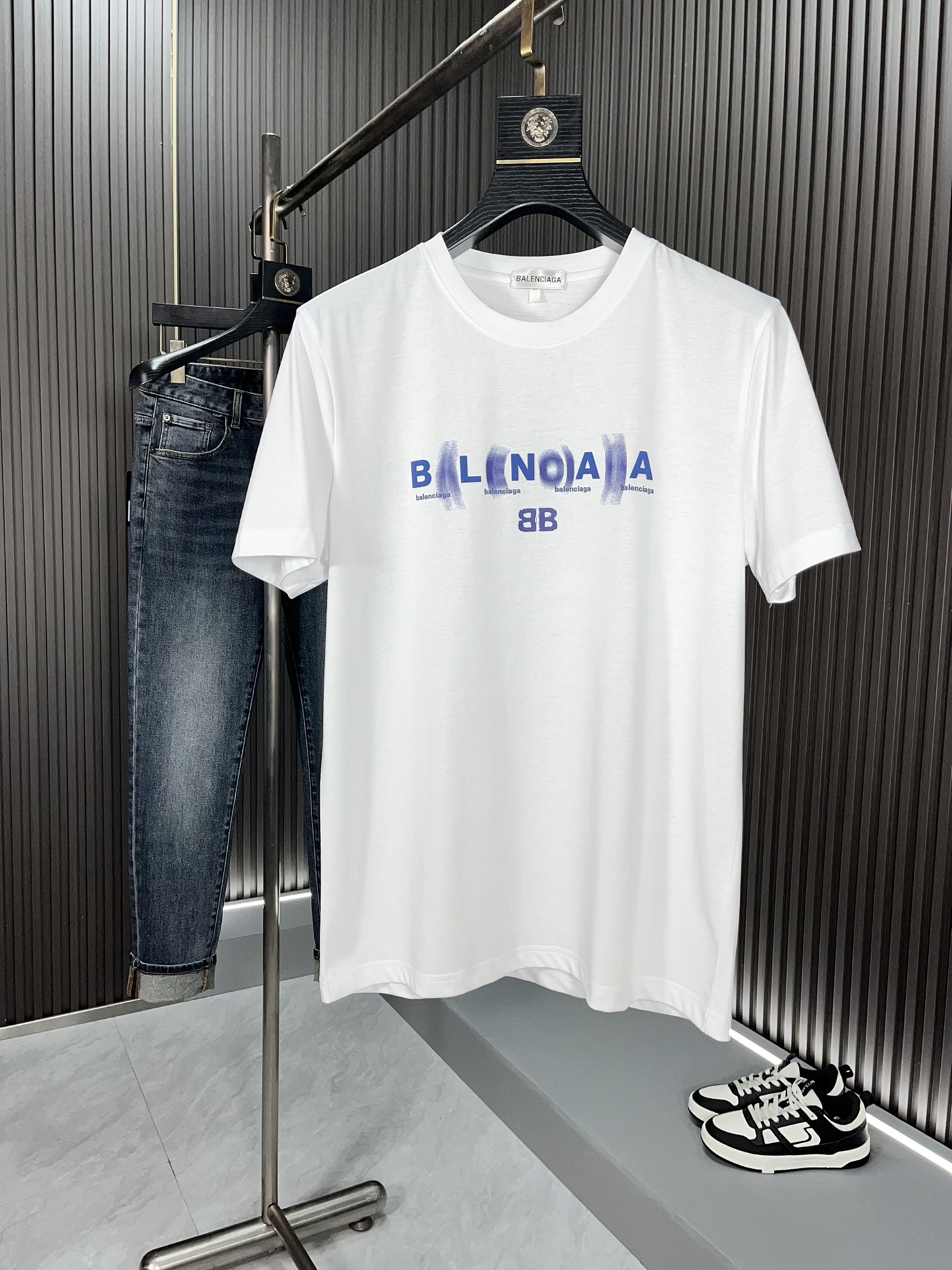 Designer 1: 1 Replikat
 Balenciaga Kleidung T-Shirt Frühling/Sommer Kollektion Kurzarm