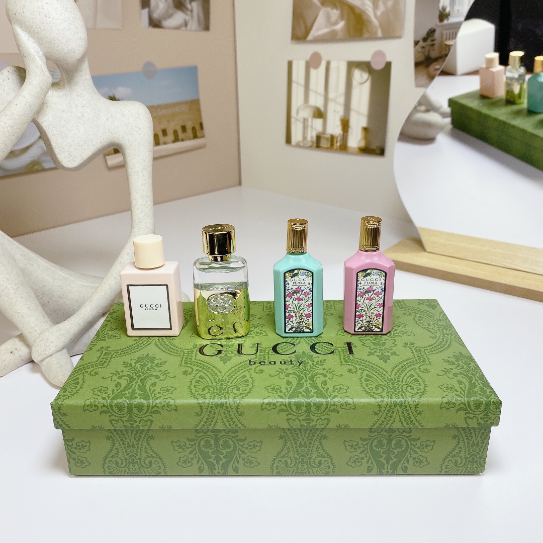 Gucci Miniature Perfume Set - Flora Gorgeous Gardenia, Jasmine, Guilty, Bloom 4 i1698770102 9921 0