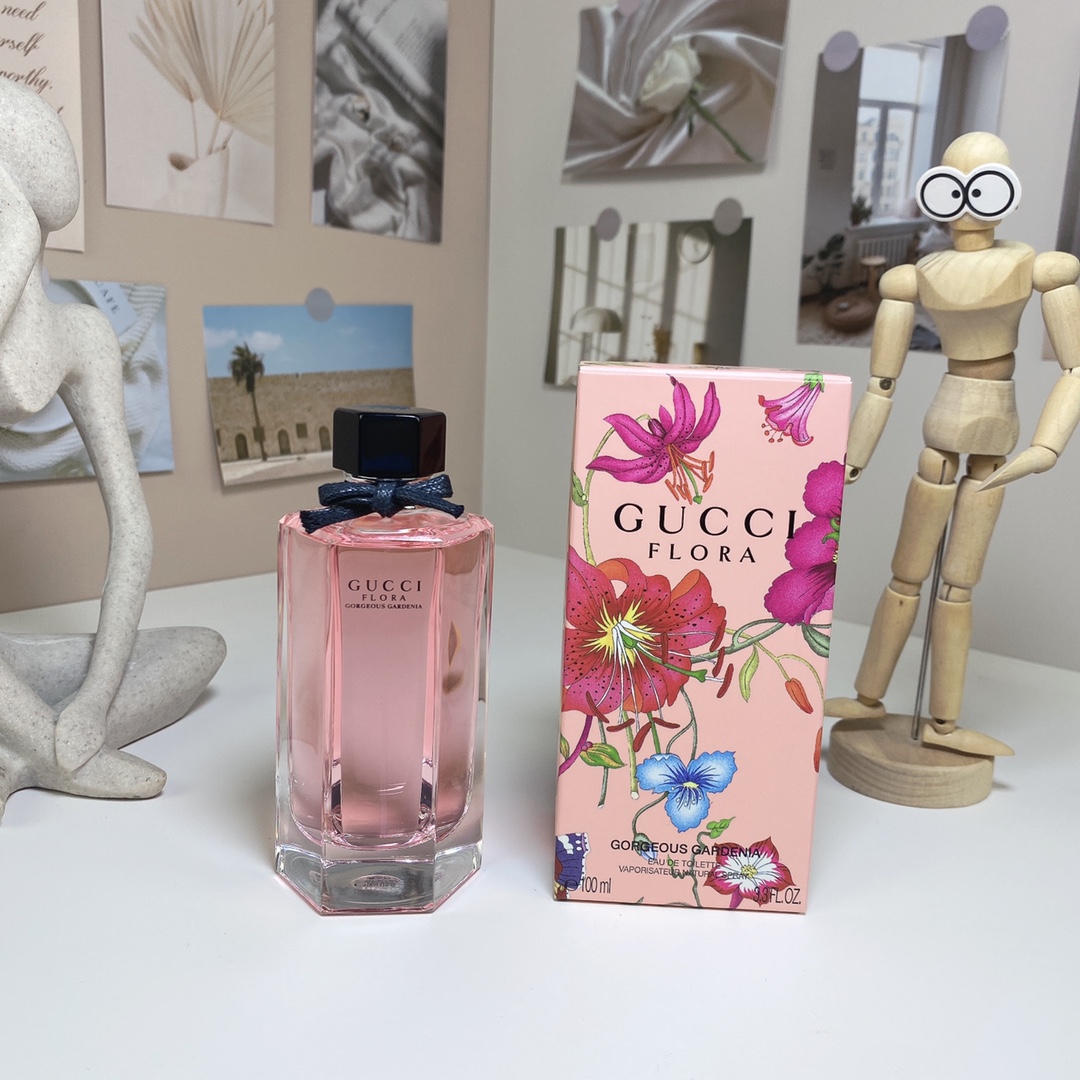 65. Gucci Flora Gorgeous Gardenia Pink perfume 100ml/Mingtong version 🔜 Mingtong version. High quality❗ Hidden code✅ E…