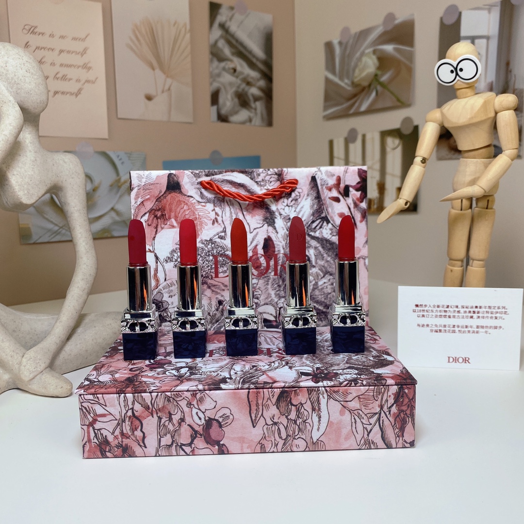 Dior Rouge Dior Lipstick Miniature Set - Limited Edition Rabbit Year 1 i1716448719 6772 6