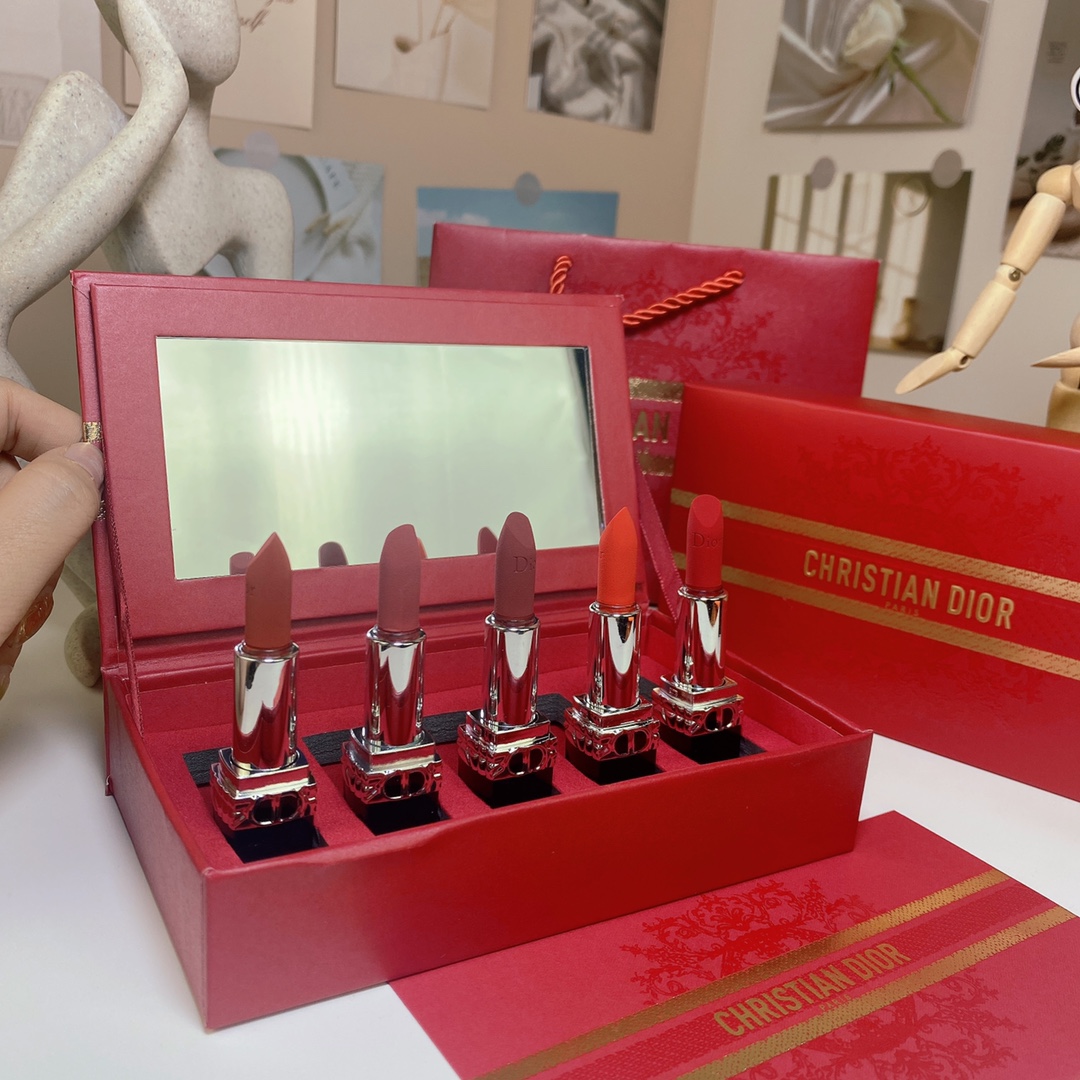 Dior Lunar New Year Lipstick Mini Set - 5 Velvet Shades, Limited Edition 2 i1716449088 2806 6