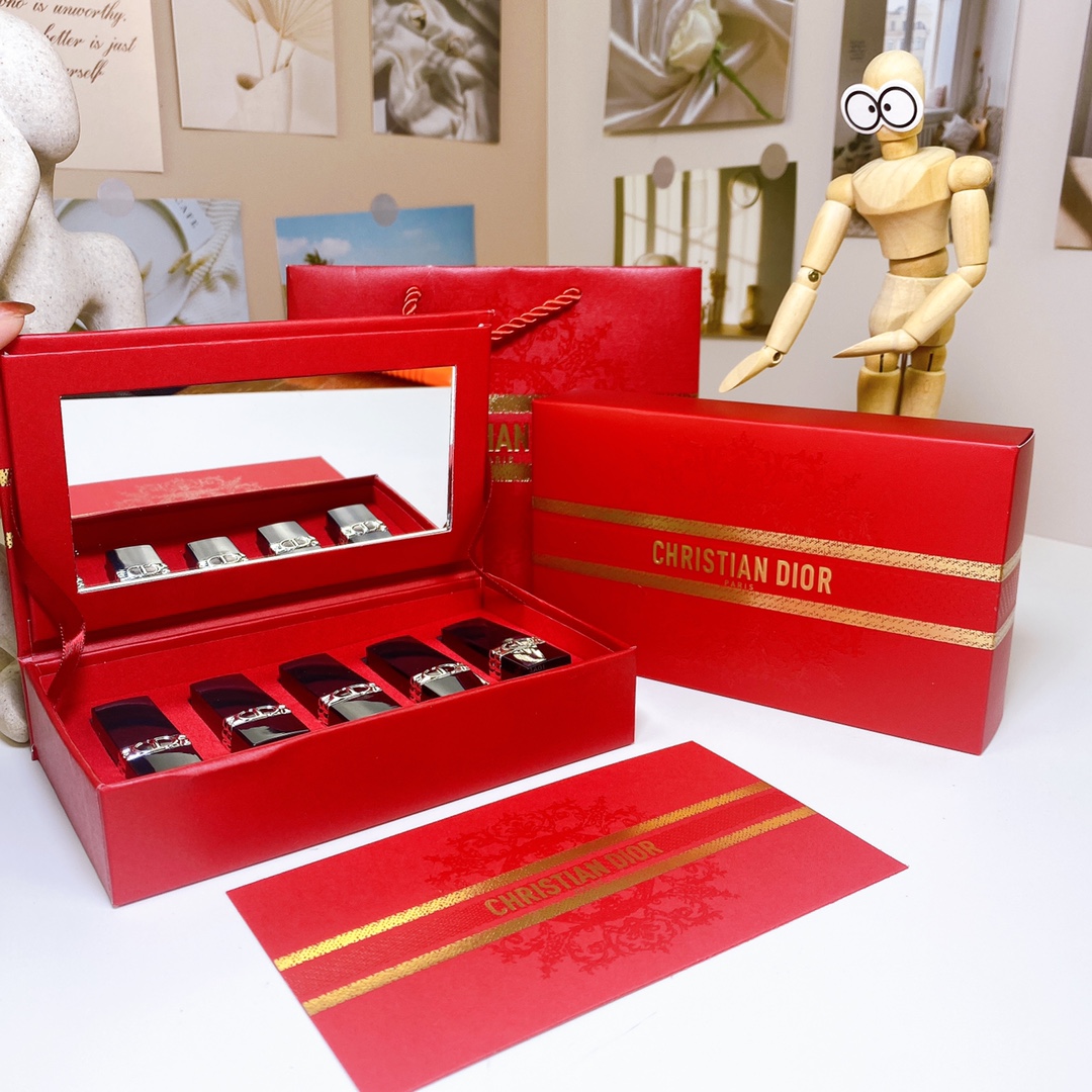 Dior Lunar New Year Lipstick Mini Set - 5 Velvet Shades, Limited Edition 3 i1716449088 5484 3
