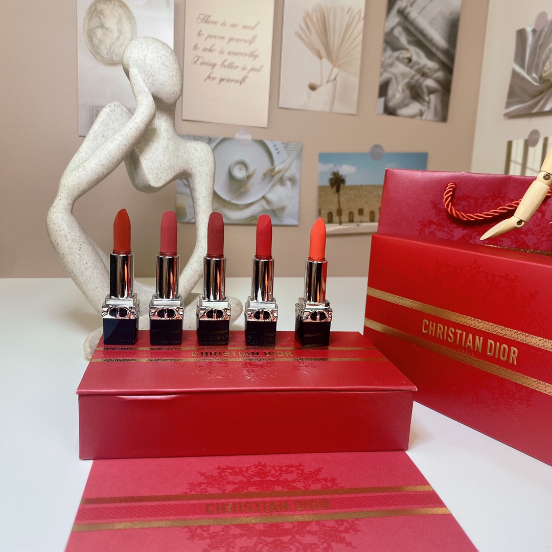 Dior Lunar New Year Lipstick Mini Set - 5 Velvet Shades, Limited Edition 6 i1716449088 5778 1