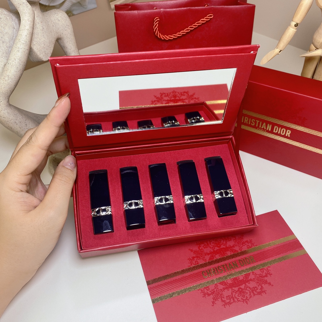 Dior Lunar New Year Lipstick Mini Set - 5 Velvet Shades, Limited Edition 4 i1716449088 7994 7