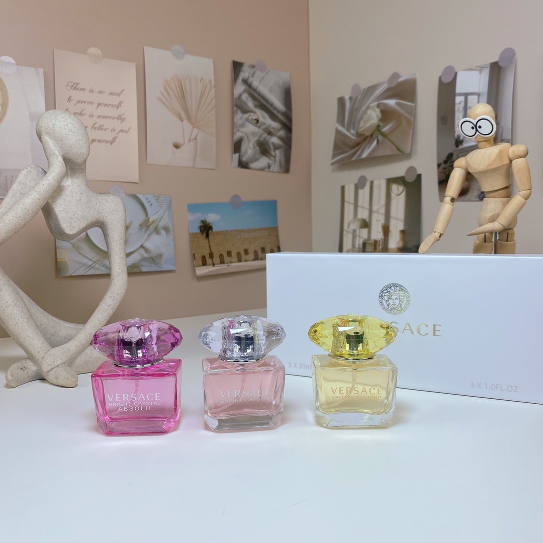 Versace Crystal Miniature Perfume Set - Pink, Rose, Yellow - 3 x 30ml 3 i1716969517 8323 6