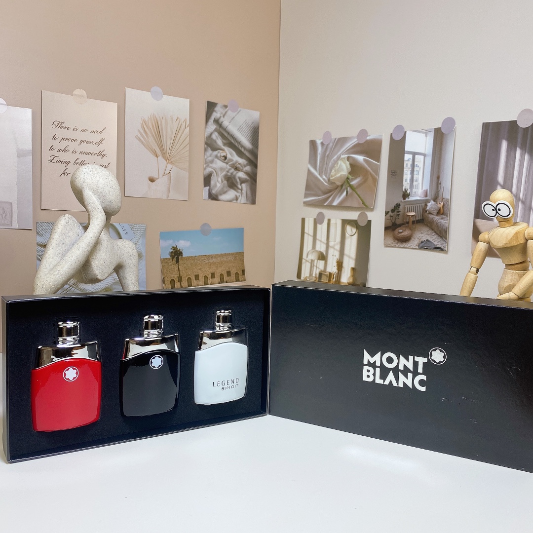 Montblanc Men's Miniature Perfume Set - Legend, Spirit, Red Flame - 3 x 30ml 1 i1718593058 1562 0