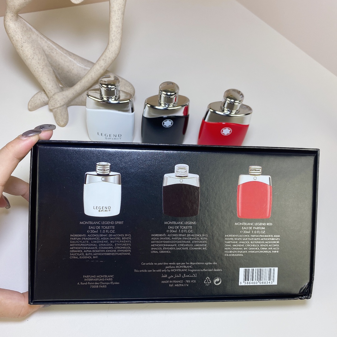 Montblanc Men's Miniature Perfume Set - Legend, Spirit, Red Flame - 3 x 30ml 10 i1718593058 1616 0
