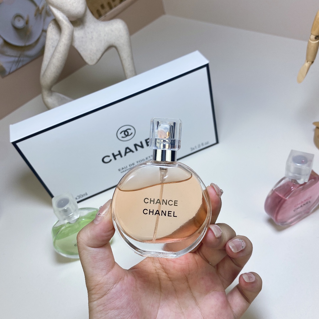 Chanel Chance Eau De Toilette Set, 3 x 30ml - Pink, Yellow, Green Scents 7 i1721031493 5933 4