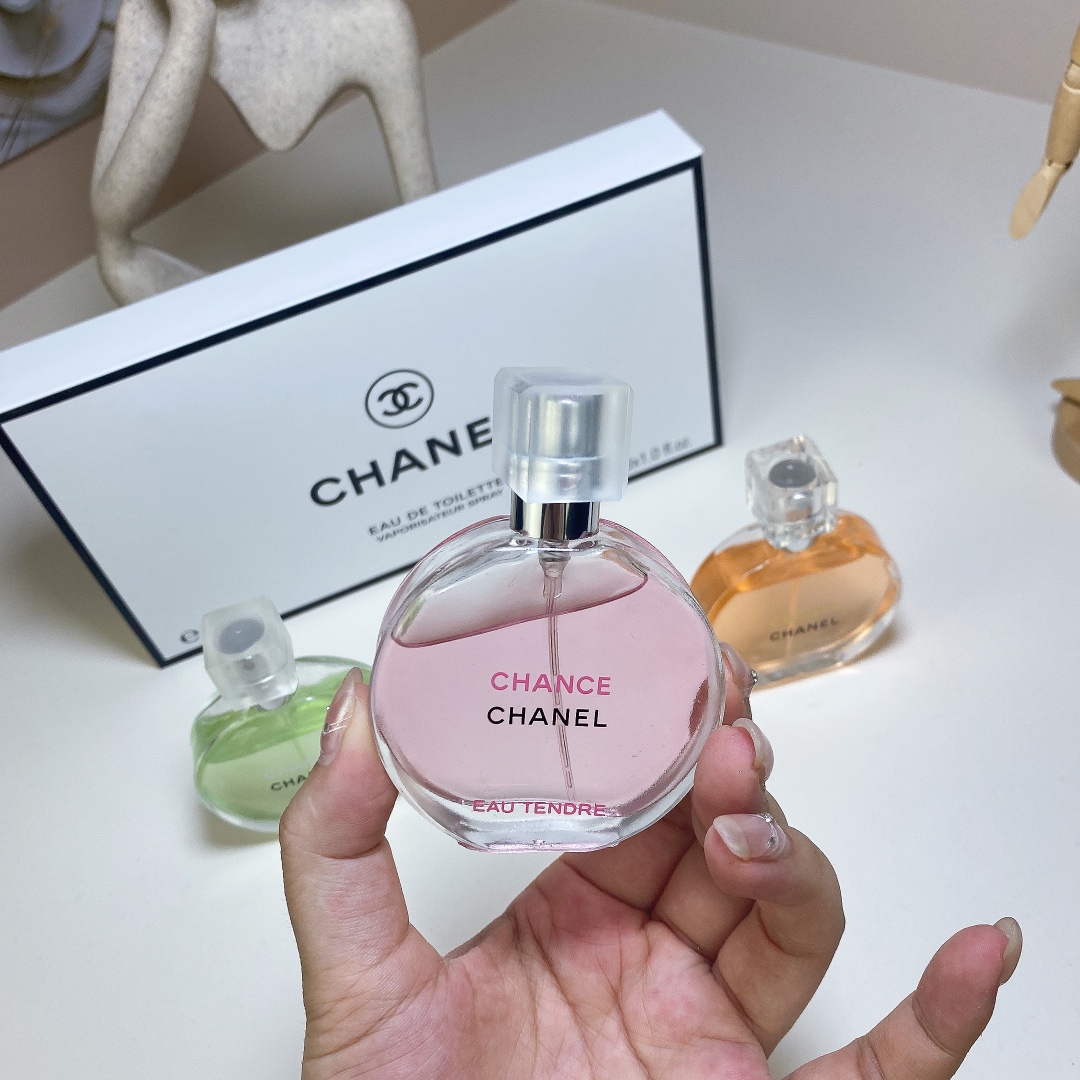 Chanel Chance Eau De Toilette Set, 3 x 30ml - Pink, Yellow, Green Scents 5 i1721031493 602 7