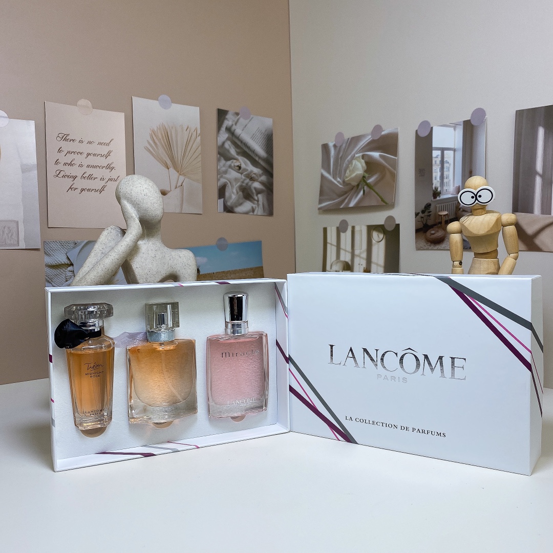 Lancome Lancome Love Women's three-piece sample set 30ml×3 pieces, with spray head, containing: Brilliant Love Women, True Love Miracle, Beautiful Life