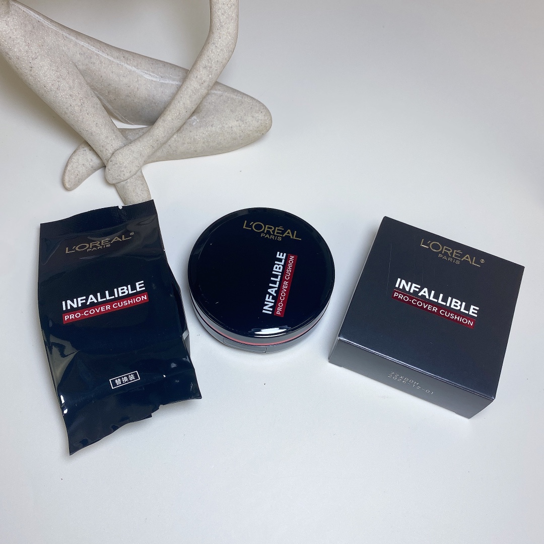 L'Oreal Paris Infallible Pro-Cover Cushion Foundation with Refill -14g 2 i1722926403 3557 0