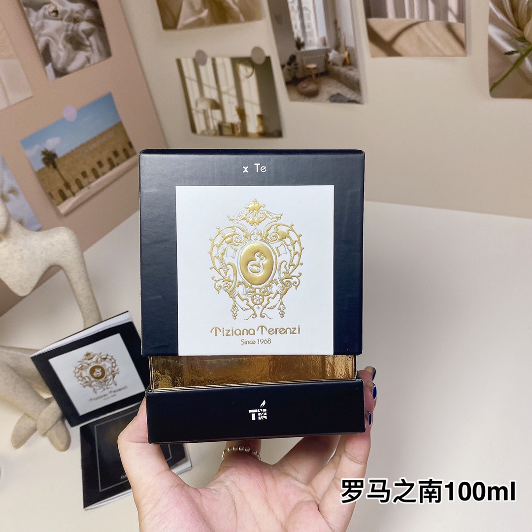 95💰原单品质
蒂齐纳·泰伦斯罗马之南100ml
Tiziana Terenzi Kirke, 2015
品牌：蒂齐纳·泰.
调香师：Paolo Terenzi
属性：中性香
香调：果香西普调
前调：百香果桃子梨树莓醋栗叶沙子
中调：铃兰
后调：麝香檀香木香草广藿香天芥菜