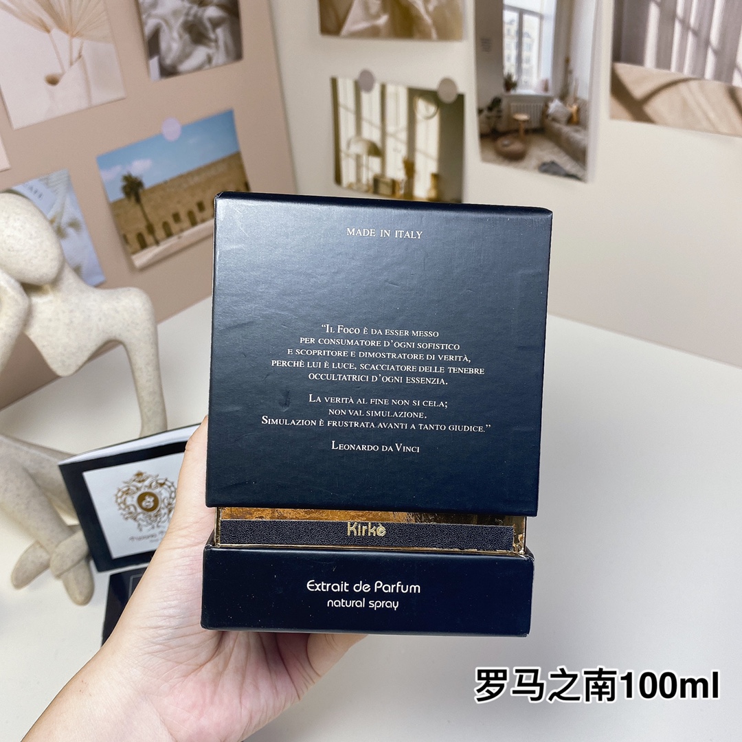 95💰原单品质
蒂齐纳·泰伦斯罗马之南100ml
Tiziana Terenzi Kirke, 2015
品牌：蒂齐纳·泰.
调香师：Paolo Terenzi
属性：中性香
香调：果香西普调
前调：百香果桃子梨树莓醋栗叶沙子
中调：铃兰
后调：麝香檀香木香草广藿香天芥菜