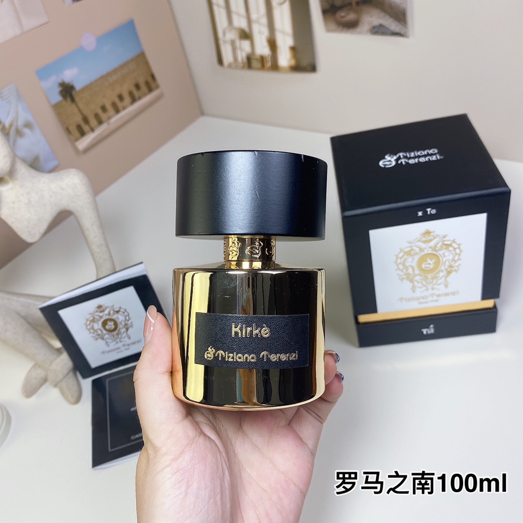 95💰原单品质
蒂齐纳·泰伦斯罗马之南100ml
Tiziana Terenzi Kirke, 2015
品牌：蒂齐纳·泰.
调香师：Paolo Terenzi
属性：中性香
香调：果香西普调
前调：百香果桃子梨树莓醋栗叶沙子
中调：铃兰
后调：麝香檀香木香草广藿香天芥菜