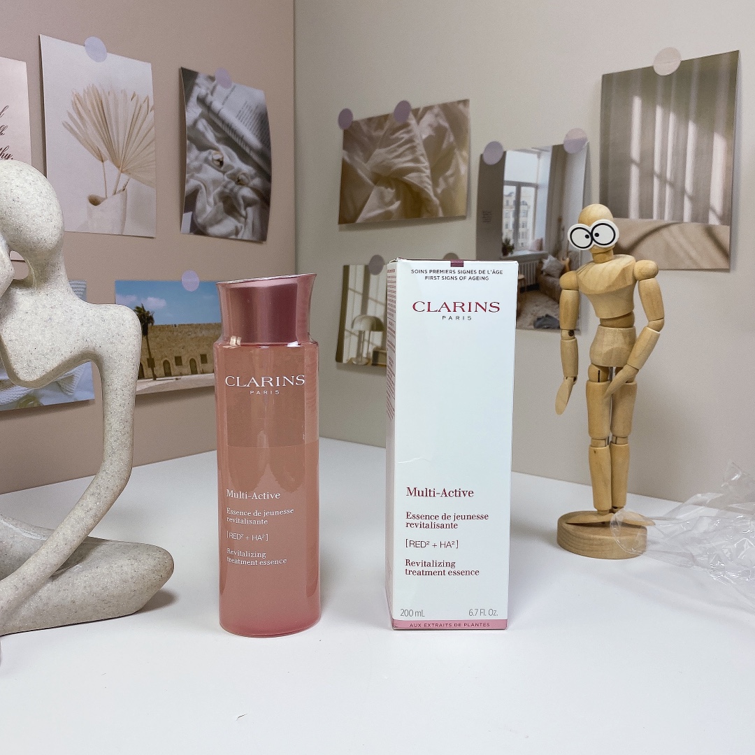 Nueva versión de segunda generación Clarins agua rosa 200ml/versión Mingtong 🔜 versión Mingtong. Alta calidad❗️🇫🇷Cla…