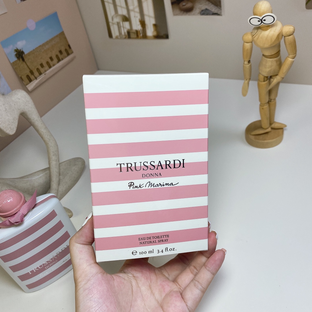 Trussardi Donna Pink Marina Eau de Toilette - 100ml Fresh Floral Fragrance 7 i1725620815 294 0