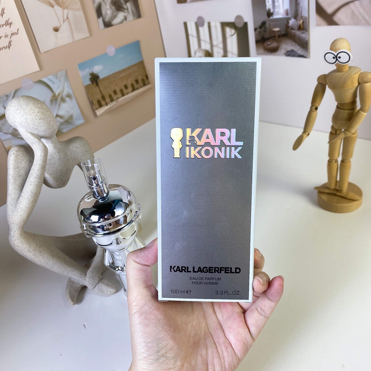 Karl Lagerfeld Ikonik Man Eau de Parfum - 100ml Cool Silver Spray 6 i1740488583380 3859 0 4