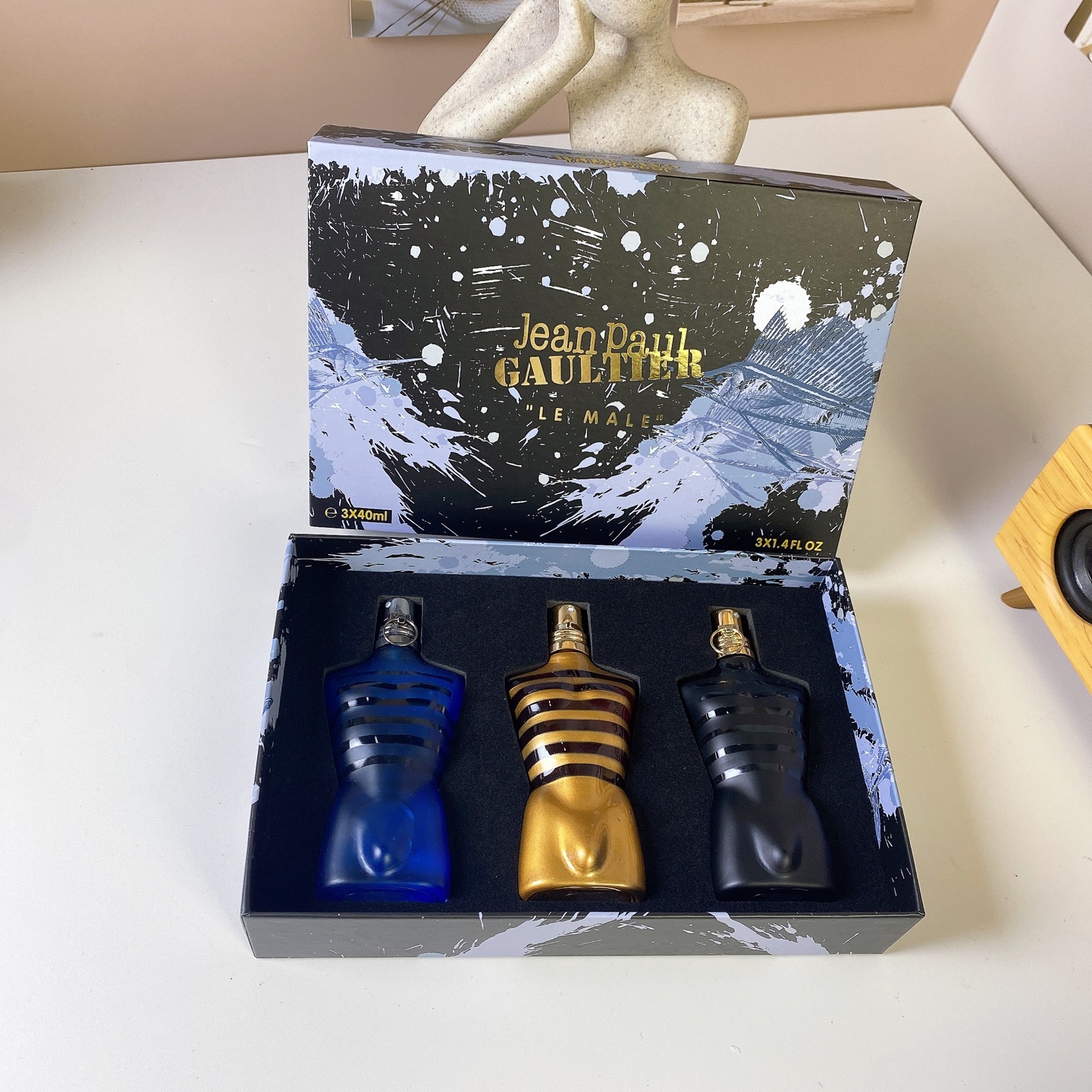 Jean Paul Gaultier Le Male Miniature Perfume Set - 3 x 40ml 2 i1743838797324 6835 0 1