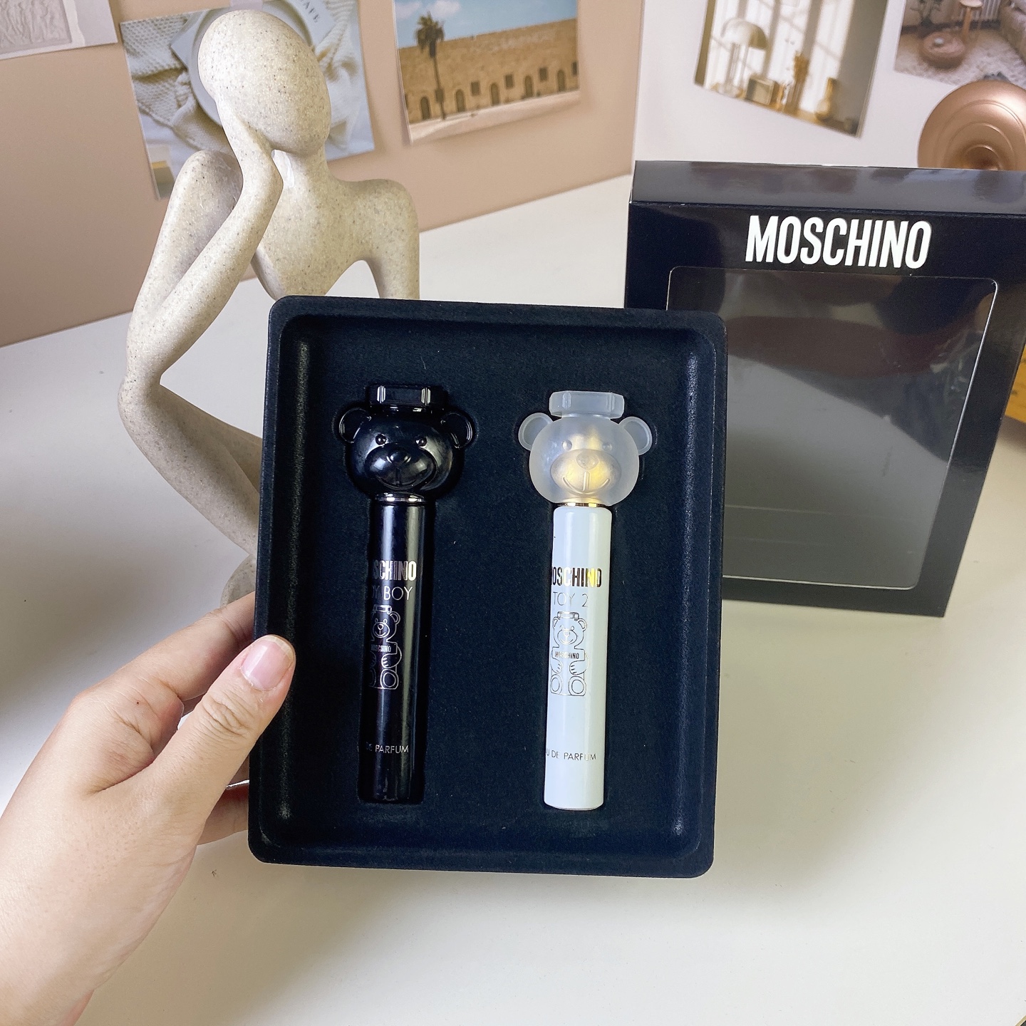 Moschino Toy 2-Piece Perfume Set - 10ml White & Black Teddy Bear 2 i1744355515994 6311 0 1