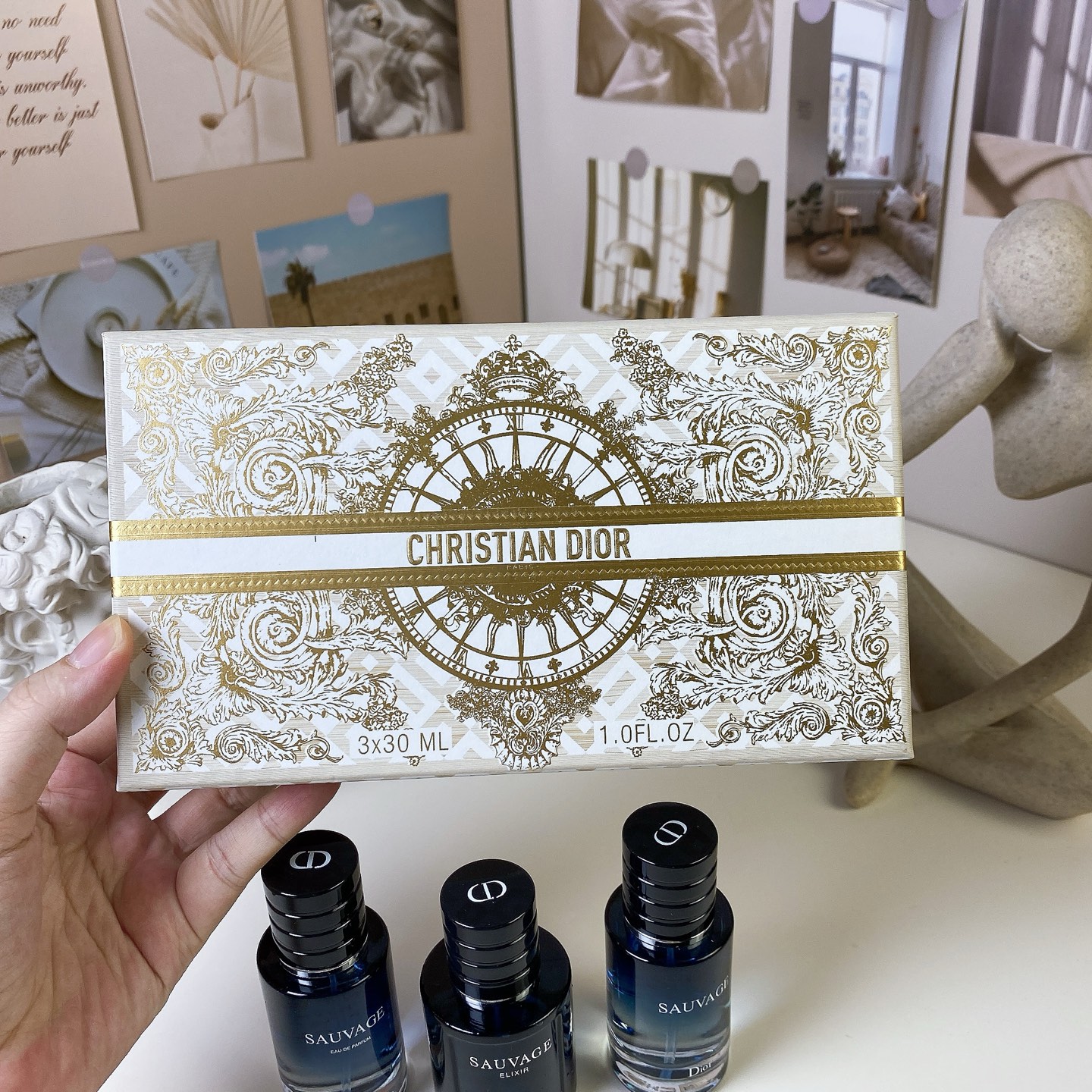 Dior Sauvage Platinum Gift Set - 3 x 30ml Eau de Toilette, Parfum, Elixir 7 i1757517911342 4216 0 6