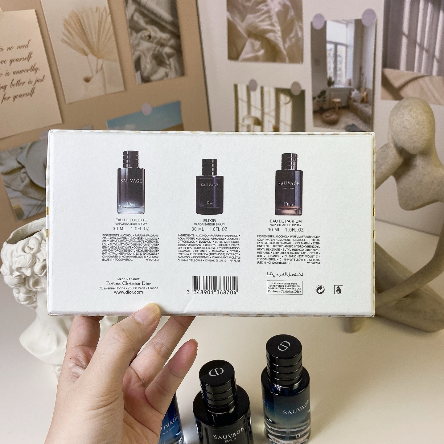 Dior Sauvage Platinum Gift Set - 3 x 30ml Eau de Toilette, Parfum, Elixir 8 i1757517913389 3109 0 7