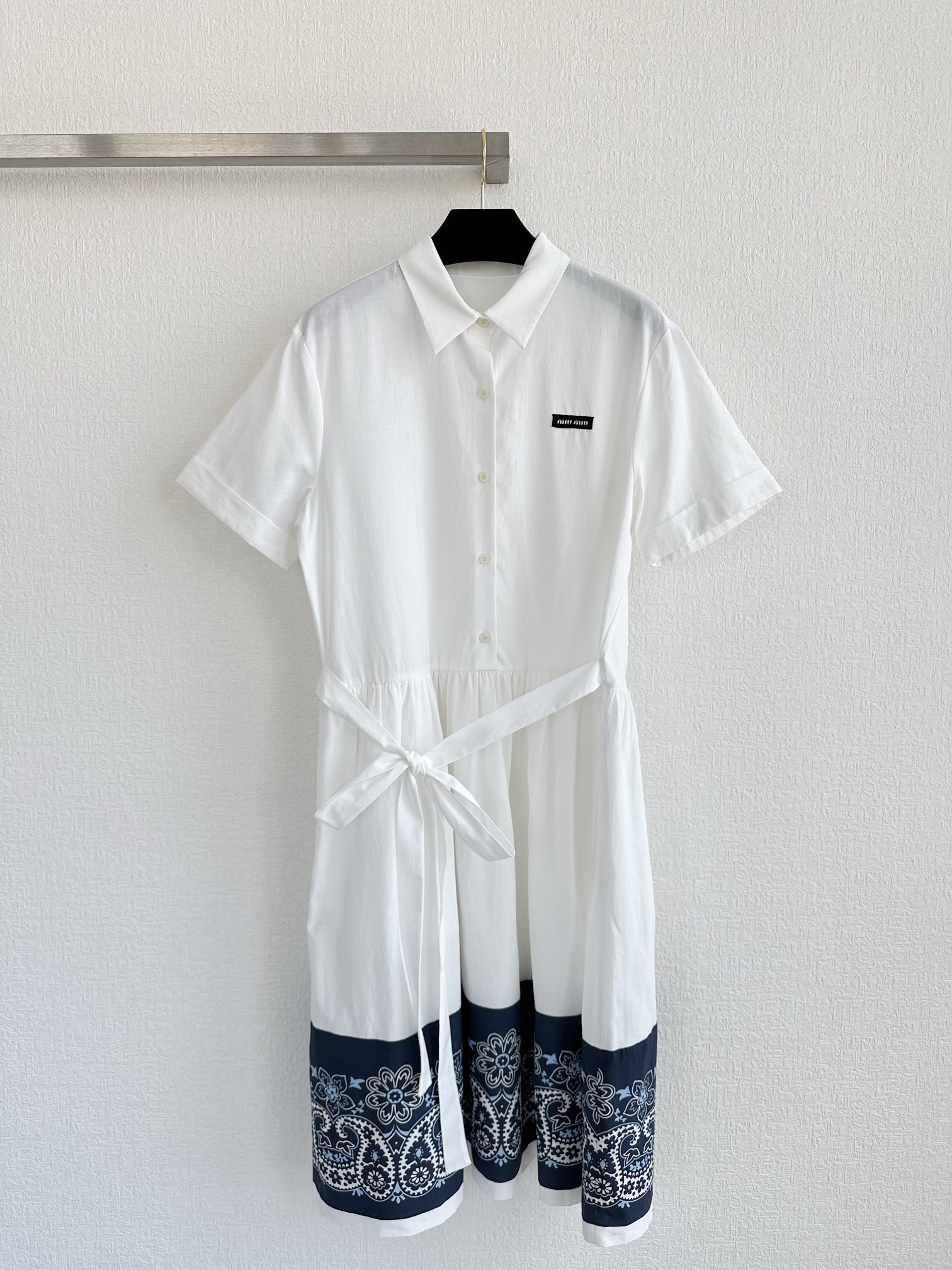 French Style “Standy Girl” Dress with Cotton Mallaisel Fiber Mix - 图片 1