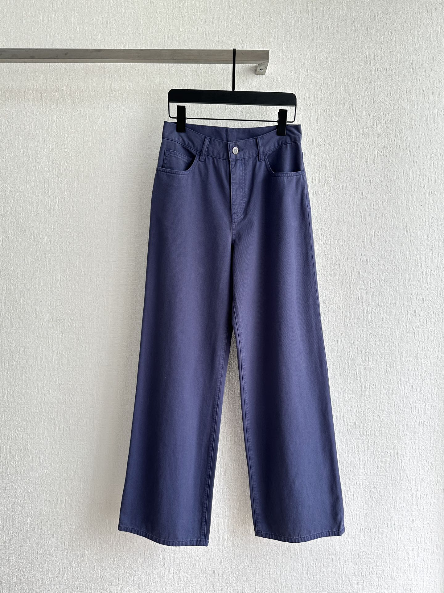 “Row 25 Blue Purple Broad-Legged Jeans for Single Women – Advanced Design” - 图片 1