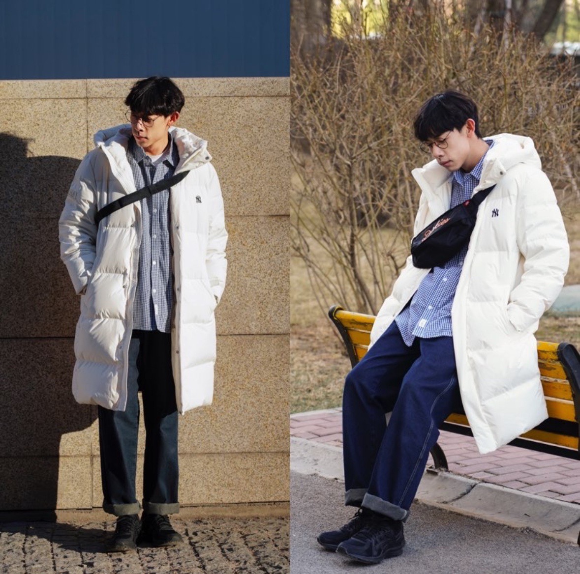 图片[2]-＃暖冬福利 MLB 24Fw NY小标长款羽绒服 颜色：黑色 白色 可接尺码： 黑色M L XL XXL 白色 L XL XXL 50绒面料采用客供的高密度定织定染涤纶材质，防风3级认证，内胆采用400d高密度支数胆布，杜绝钻绒现象，鸭绒填充，充绒量非常高，每个部位都很精细，充完绒再进行接缝接口，防止钻绒，然后不断的拍绒持续五分钟，保证羽绒可以充满每一个角落，每一个格子填充都很饱满，弹力延长袖口设计，防风性妥妥的，胸前独有的刺绣技法呈现经典LOGO，胸前拉链口袋设计，拉链都是定制的带Logo拉链头，开合顺滑两端全部进口机加固很耐用，定制辅料三标-选品中心