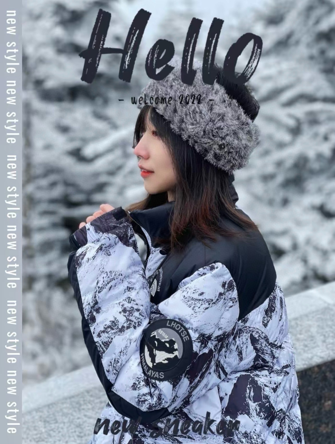 图片[3]-＃暖冬福利 𝐓𝐡𝐞 𝐍𝐨𝐫𝐭𝐡 𝐅𝐚𝐜𝐞 𝐌‘𝐒 𝐋𝐇𝐎𝐓𝐒𝐄 𝐞𝐜𝐨面料版 北面雪山3.0水墨黑白 尺码：XS-2XL 🔝产品介绍： 1️⃣内线距 门筒 用料 里料 织带 扣子等细节处处到位,柔软舒服,定织定染。 2️⃣印花裁片定位，户外梭织运动型纳米科技面料 质感细腻。 3️⃣刺绣采用进口田岛绣花万针刺绣，采用进口7号针，日本女皇绣线，保证每字饱满工、立体感清晰。 4️⃣填充80%白鸭绒，不做任何虚假宣传。保证保暖性的同时，更加轻便。轻松低于零下30多度严寒低温。 4️⃣正品YKK吉田ISO9000拉链，拉动更丝滑流畅，区别市面假YKK。独家定制五金辅料，100%还原ZP。辅料及扣子均采用原版一致铜芯弹簧，非市面铁芯弹簧。 5️⃣高密度户外防水涂层格子面料,高端防跑绒涂鸦里布+380T三防胆布.绝不钻绒（如有钻绒随意换新） 6️⃣经DWR防泼水处理，轻质耐磨防撕裂，更具出色的防风防泼水性能，为户外活动提供属实防护。-选品中心