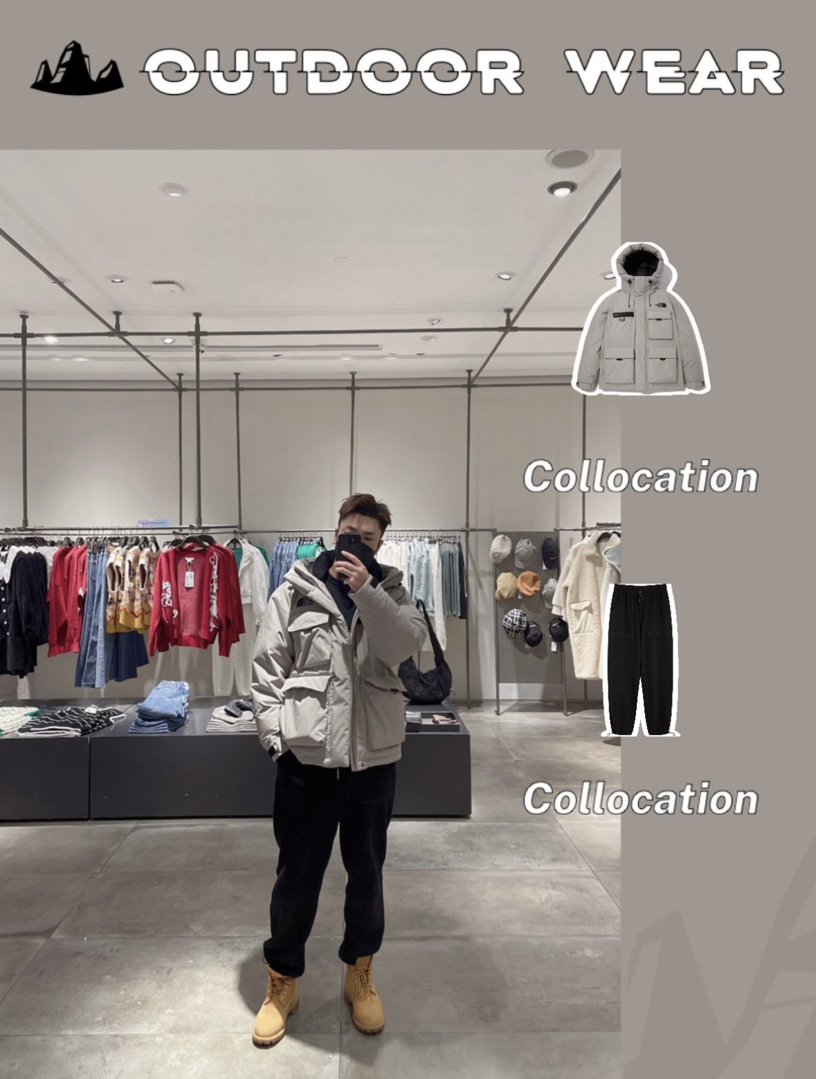 图片[9]-＃暖冬福利 北面THE NORTH FACE POLAR FW22 纯色Logo徽标多口袋抽绳厚款连帽工装羽绒服冬季 男女同款 申敏儿同款 设计理念： 这款是THE NORTH FACE 巅峰之作，高端于任何一款北面羽绒服，也是户外的登山系列，爆炸厚实，一般是在户外极寒天气穿着，基本上可以抵御零下几十度的严寒了，工艺十分复杂，并非单纯一件羽绒服那么简单，保暖程度不输大鹅，今年冬天一定需要这样一件厚实的过冬。 面料+特点： ✅ 内里填充90%正品一致的进口专用鹅绒，轻便，100%市面最高品质。 ✅ 采用经联盟RDS认证的高品质鹅绒填充，轻便不厚重且压缩后的蓬松度恢复性好。（ R·D·S不含任何不必要的动物伤害生产工序，从550蓬到950蓬不等，压缩性和温度重量也是衡量高品质，高填充度鹅线要指标） ✅单件成品1公斤以上，但是没有任何负重感，超级轻便，鹅绒广泛用于滑雪服，防寒服。 ✅原厂高密度户外防水材质，防风耐磨，防撕裂面料。 ✅ 里布380T最高标准，绝不跑绒，透气性极佳 ✅ 原版辅料五金全部原厂定做，100%还原复刻品质！ ✅多功能口袋，方便使用 ✅内里两侧印有保养清洗说明和衣服解释 ✅胸前贴饰有橡胶徽标logo ✅领口部分有防寒绒布，紧贴头颈，舒适又保暖 ✅ 原版辅料五金全部原厂定做，100%还原复刻品质，背部有内置网口袋 ✅ YKK吉田ISO9000品质顶级ZP拉链 工艺： 宽松版型，上身休闲舒适，为冬季户外提供保暖呵护，保暖性出色，穿着轻便不厚重。防潮,不易变形 ，容易清洁打理等特点，工艺成本极高 尺码：XS S M L XL XXL ​-选品中心