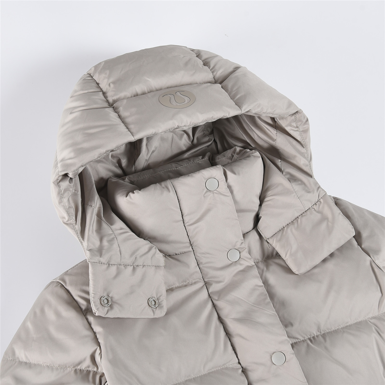 Lululemon Wunder Puff Padded Down Jacket Kids - Bone White & Linen Grey 3 o 1j4la7hlkft0eur1d7u1v391pji1