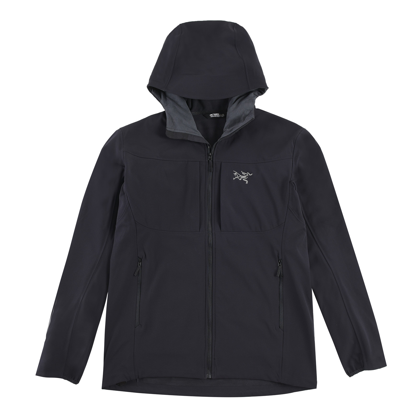 始祖鸟ARC'TERYX 伽马GAMMA MX 连帽软壳冲锋衣 配色:黑色 水波灰 隐秘灰 宝石蓝 和风蓝 波尔多红 黑金绿 皇朝红 浩渺灰 岩灰绿