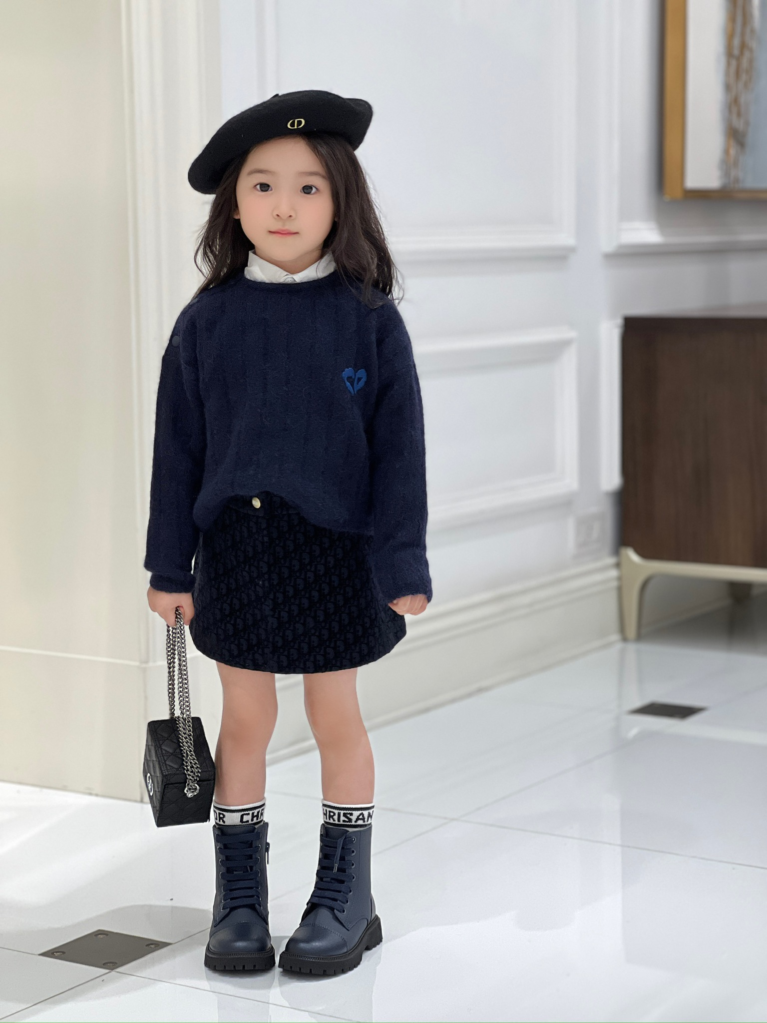 Delicate Princess Sweater with Beautiful Shoulder Buttons