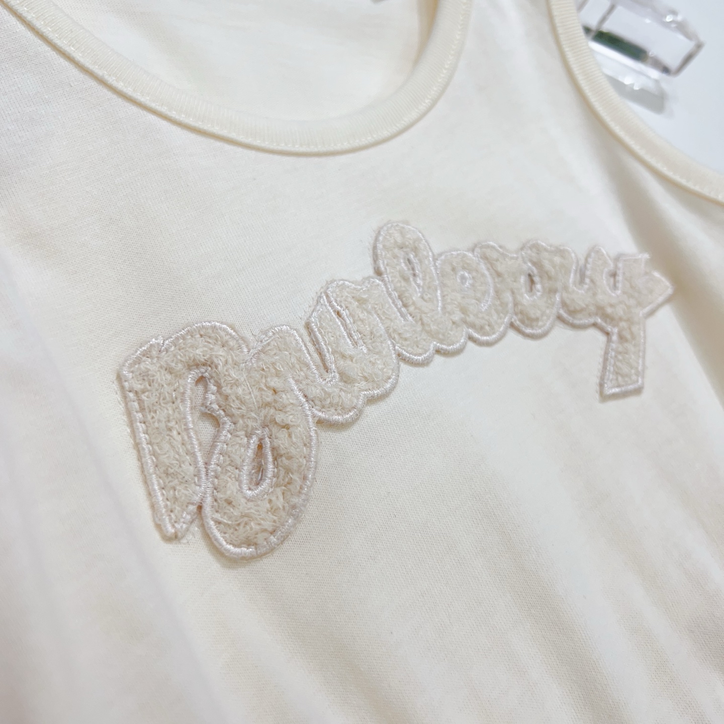 Burberry Kids Ivory Sleeveless Logo Dress With Drawstring Waist (Size 100-150) 8 i1747922578474 937 0 6