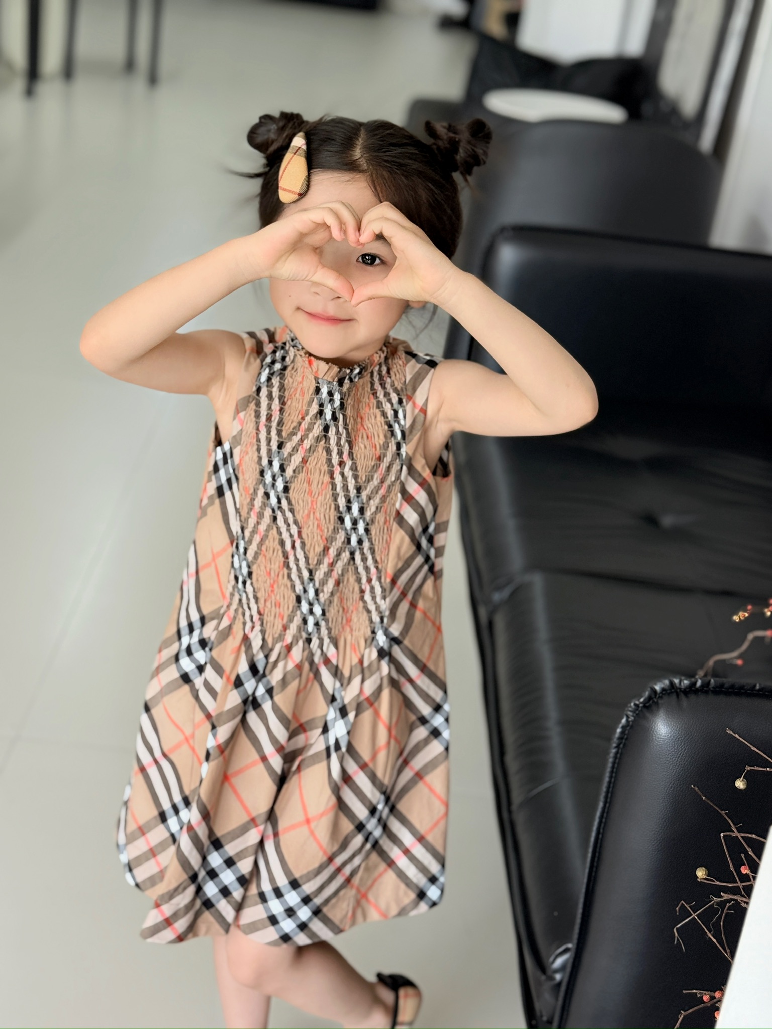 Burberry Kids Classic Checkered Dress, Sleeveless, Comfortable, Sizes 100-150 3 i1751536904636 6322 0 2