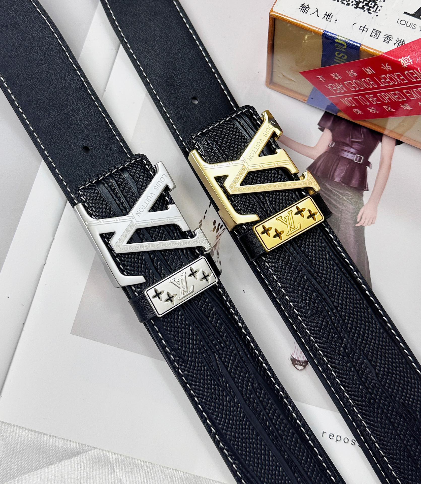 💯 LV.. .. ️✈️ . 💯 🐂 🌟 . . .24K 🌈 🎨 ✨ ✈️ 💯 4.0cm Cintura
