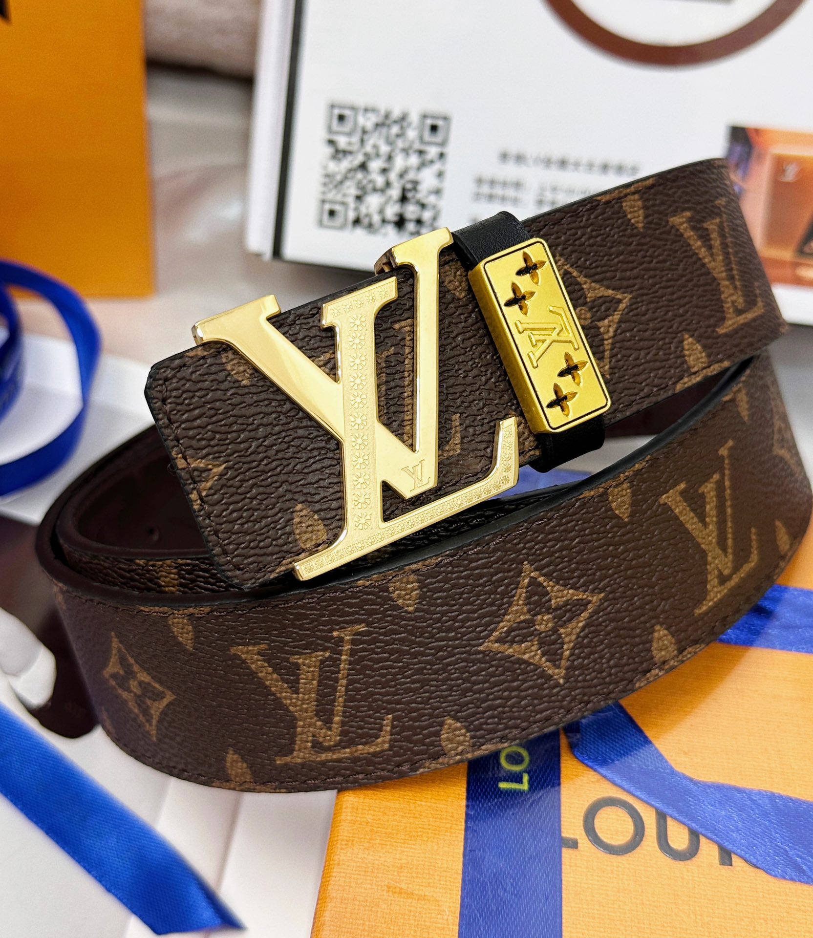 Louis Vuitton Belts Steel Buckle Calfskin Cowhide Genuine Leather