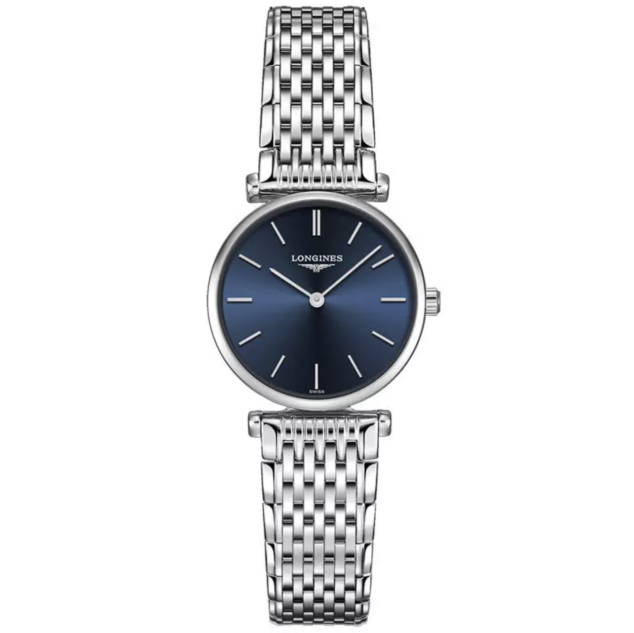 NO:144564,Original original product. Original accessories. LONGINES Jialan ultra-thin women's watches are of the same source as major mainstream e-commerce platforms. Supports counter inspection. Material 316L stainless steel movement original imported Swiss quartz movement Mirrored Lan Gem crystal glass strap 316L stainless steel butterfly folding buckle Watch width medium size 29mm/small 24mm lugs medium size 16mm/small 13mm waterproof 30m (3 degrees)  Longines Jialan Women's Watch, two numbers for the watch diameter. The classic casual ultra-thin fashion watch reflects the oldest manufacturing aesthetics of the brand known for its flying wing hourglass logo. The round and bright moon is fascinating. The uniquely designed case creates eternal beauty with ultra-thin silhouettes. The women's model uses Swiss ETA282. Quartz movement, accurate, durable, anti-wear sapphire mirror, three-fold safety buckle and press-type opening device, one watch, one code, full packaging and shipment. Here you can have her at less than 20% off the price of the counter. 