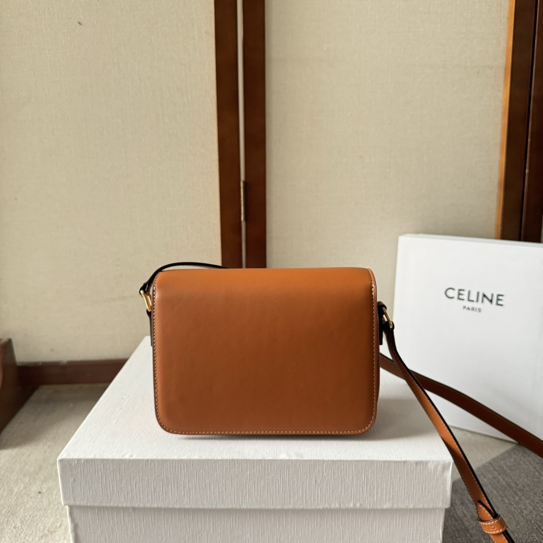 Celine Teen Triomphe Bag: Classic Design with Signature Double C Clasp 5 i1713090783 4592 1