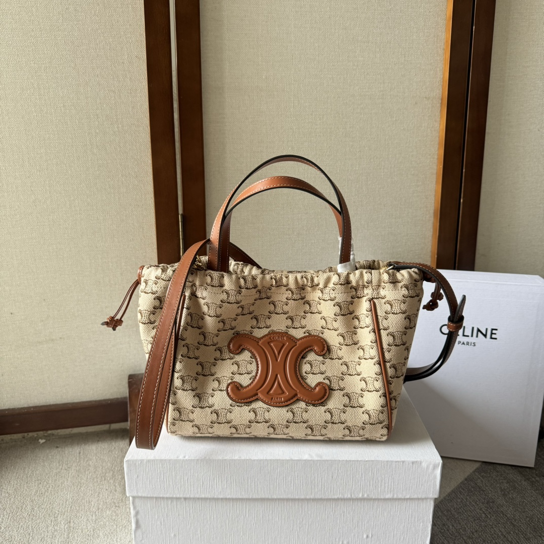 Celine Sale
 Drawstring Bags Mini Bags Tote Bags Printing Cowhide Fabric Spring Collection Mini