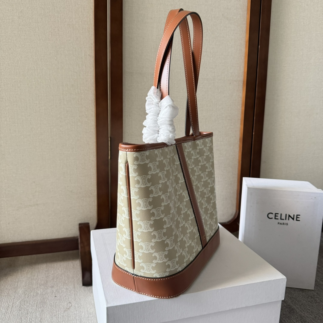 Celine Style Beige Leather Scarf Lookbook Reference image 2