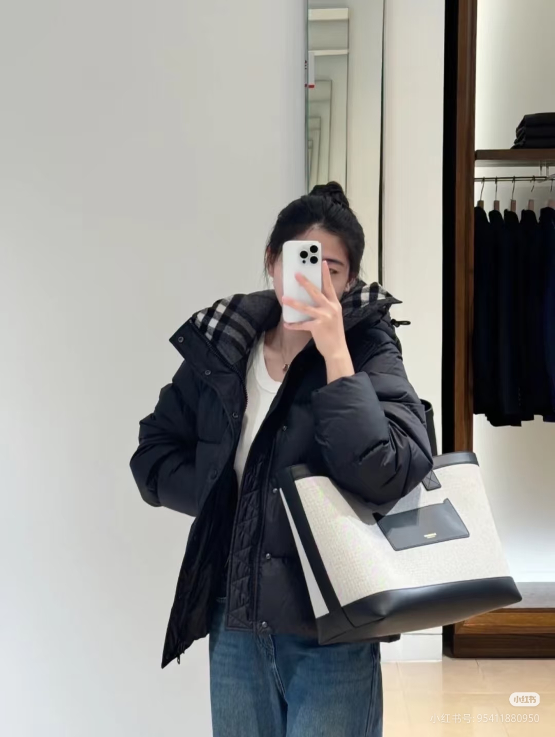 博柏利 Burberry 高定典藏经典高奢皮具手袋托特包斜挎包女包 #D986E8E8 6